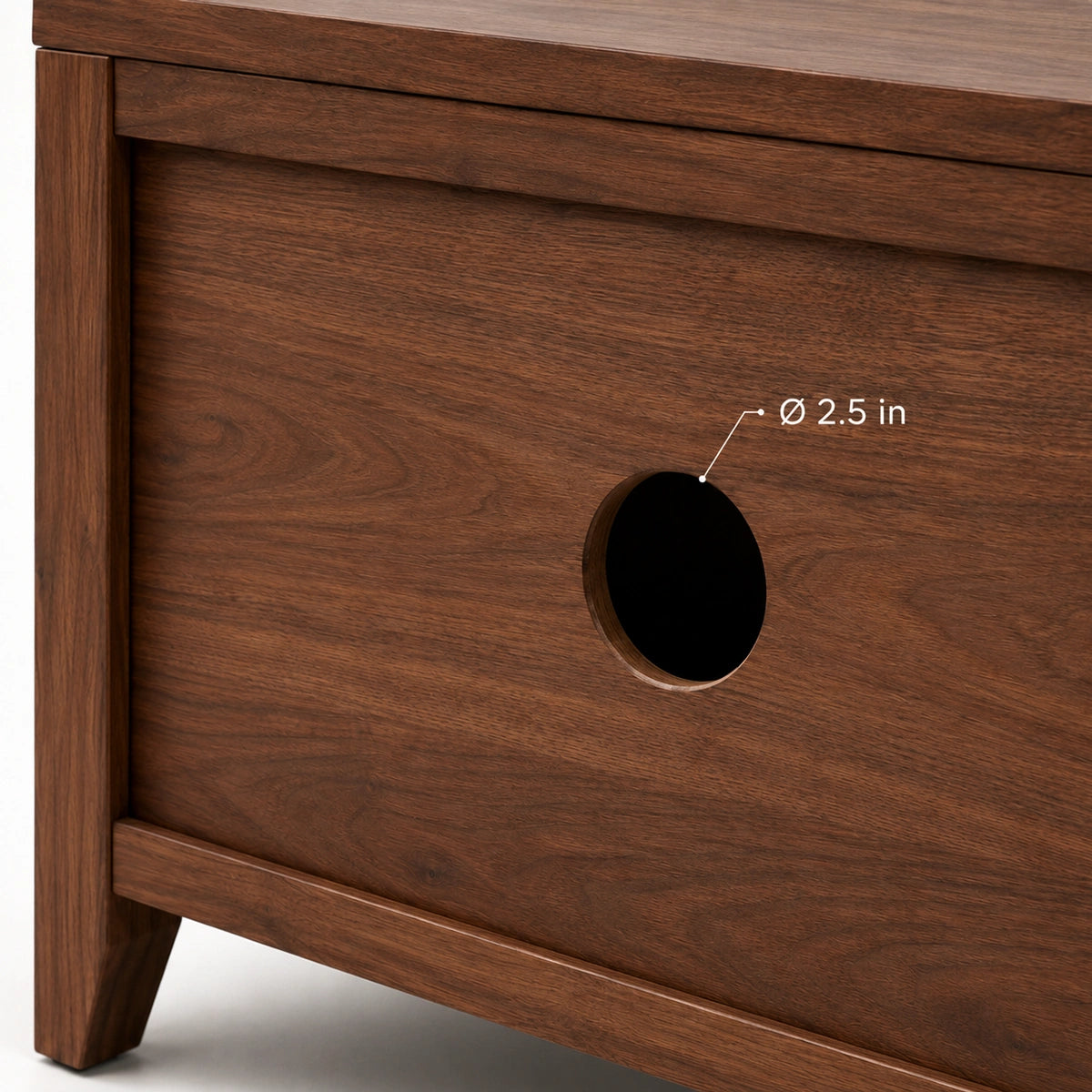 Natural Solid Wood TV Stand Mid Century Modern Style - Livewoodcraft - 12